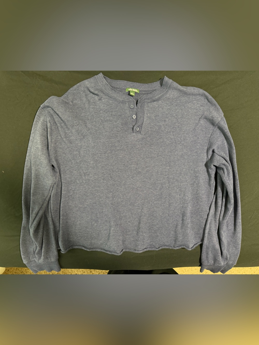 wild fable Purple Long-Sleeve Henley Top